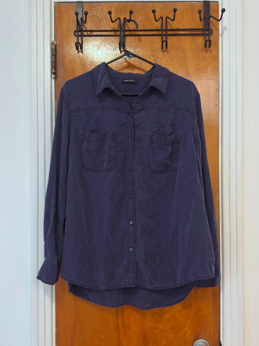 Lord & Taylor Button-Up Blouse (XL)